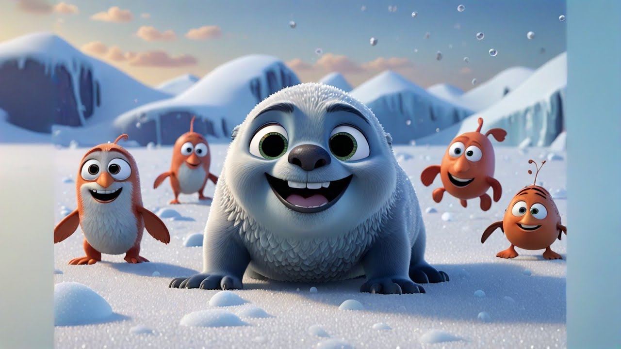 Six Baby Seals Count Real Slow | Counting Song for Kids | Nursery Rhymes and Baby Learning