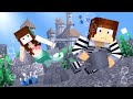 Minecraft : FUGIMOS PARA ATLÂNTIDA  !! - ( Polícia e Ladrão)