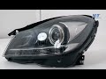 LED DRL Bi-Xenon Headlights for Mercedes C-Class W204 Facelift (2011-2014) #mercedes #cclass #tuning