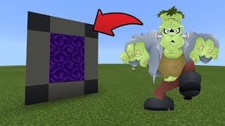 How To Make a Portal to the Frankenstein Dimension in MCPE (Minecraft PE) Resimi