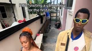 Pov Visiting A Yahoo Boy For The First Time   Comedy Skit