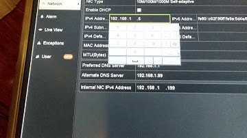 how to set up static ip address on hikvision nvr????