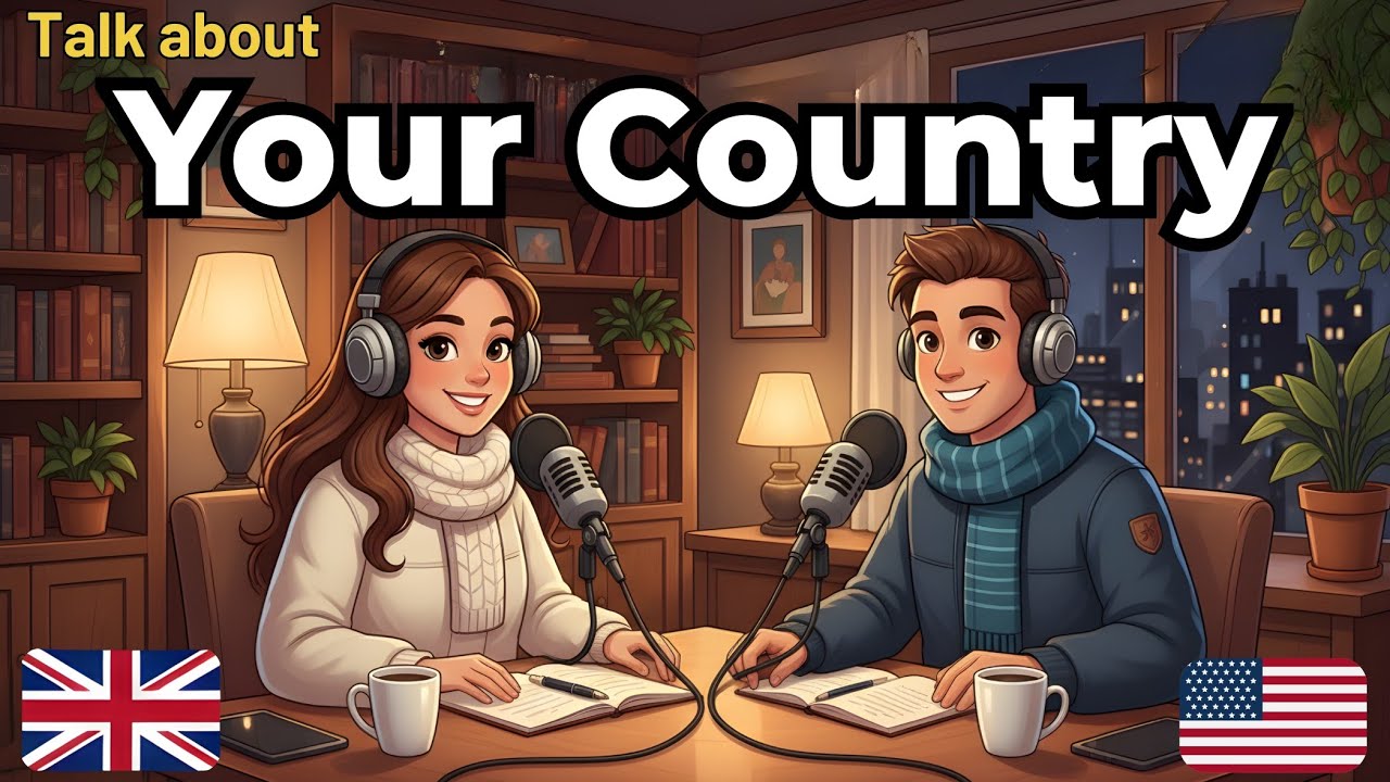 How to Talk About Your Country in English Fluently | Real English Conversation Practice