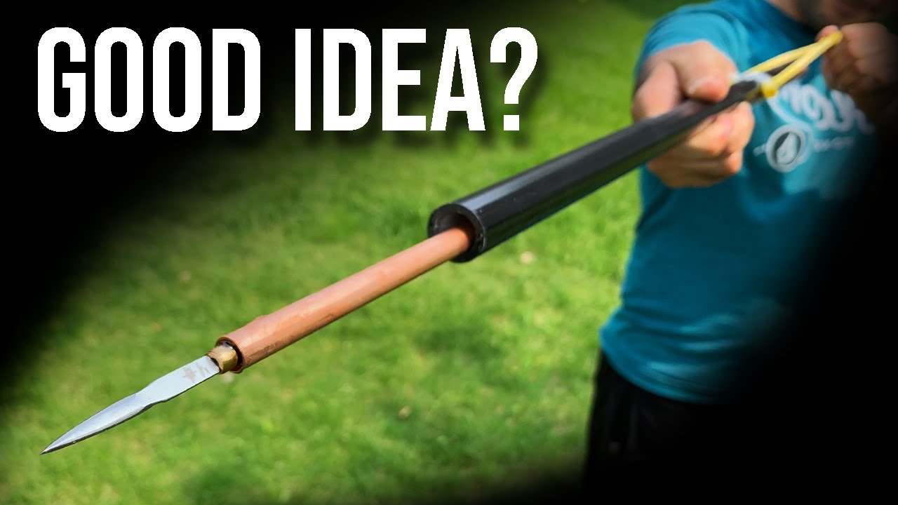 Making A Ballistic Knife Launcher (homemade) YouTube