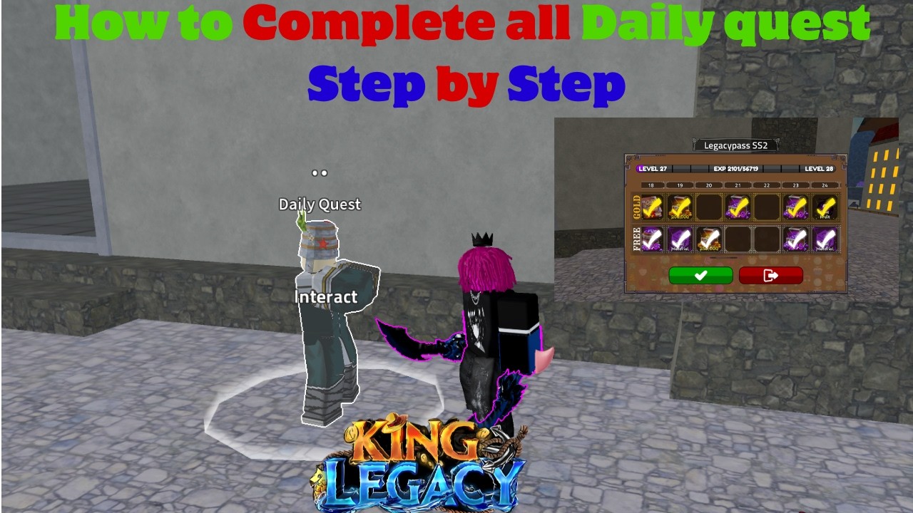 How to complete all daily quest step by step tutorial - YouTube