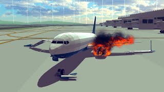 Satisfying Airplane Crashes and Emergency Landings | Besiege