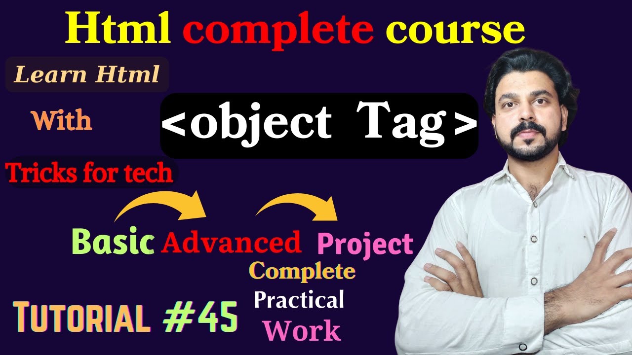 Object tag in Html|Html complete course|Tricks for tech|Tutorial #45 ...