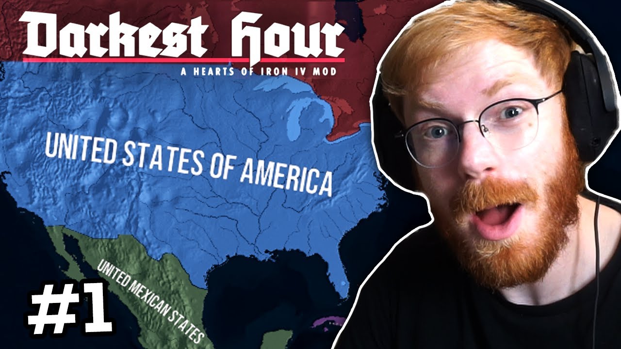 USA Against Mega Axis | TommyKay Plays United States of America in Darkest Hour - Part 1