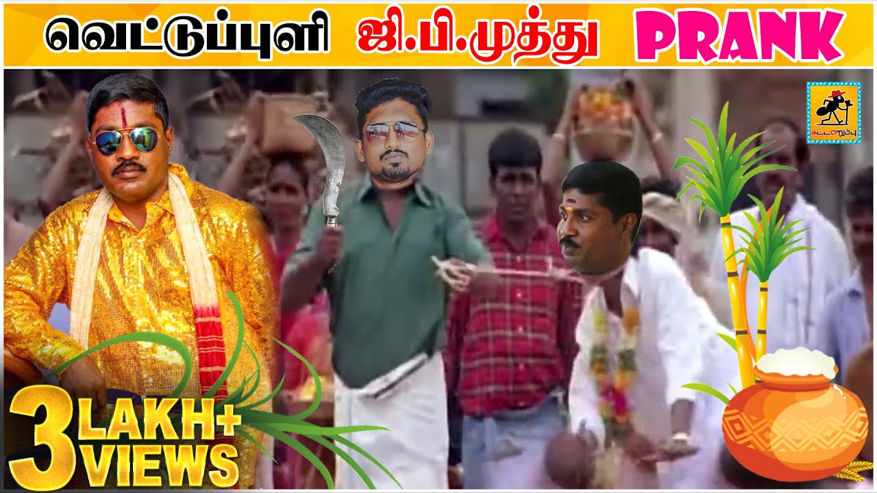 G.P.Muthu Prank | Tik Tok Prank | Katta Erumbu