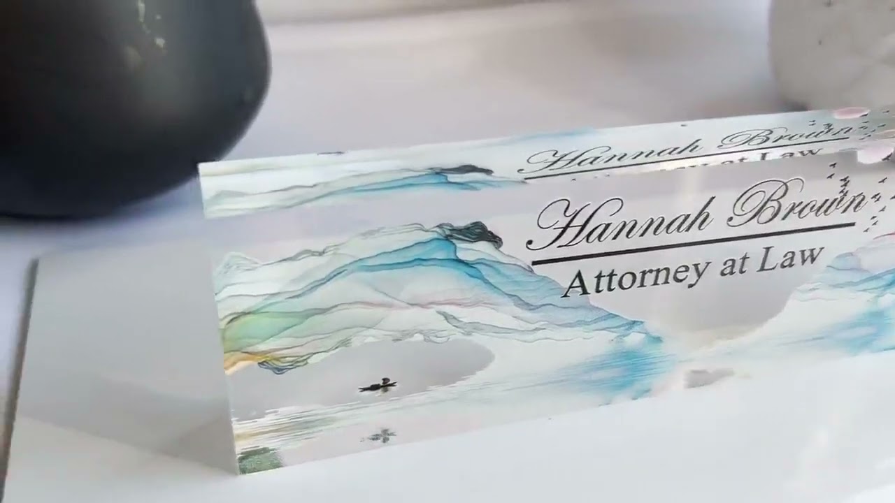 Resin Name Plate with the Snoogg Mold: AMAZING Results!