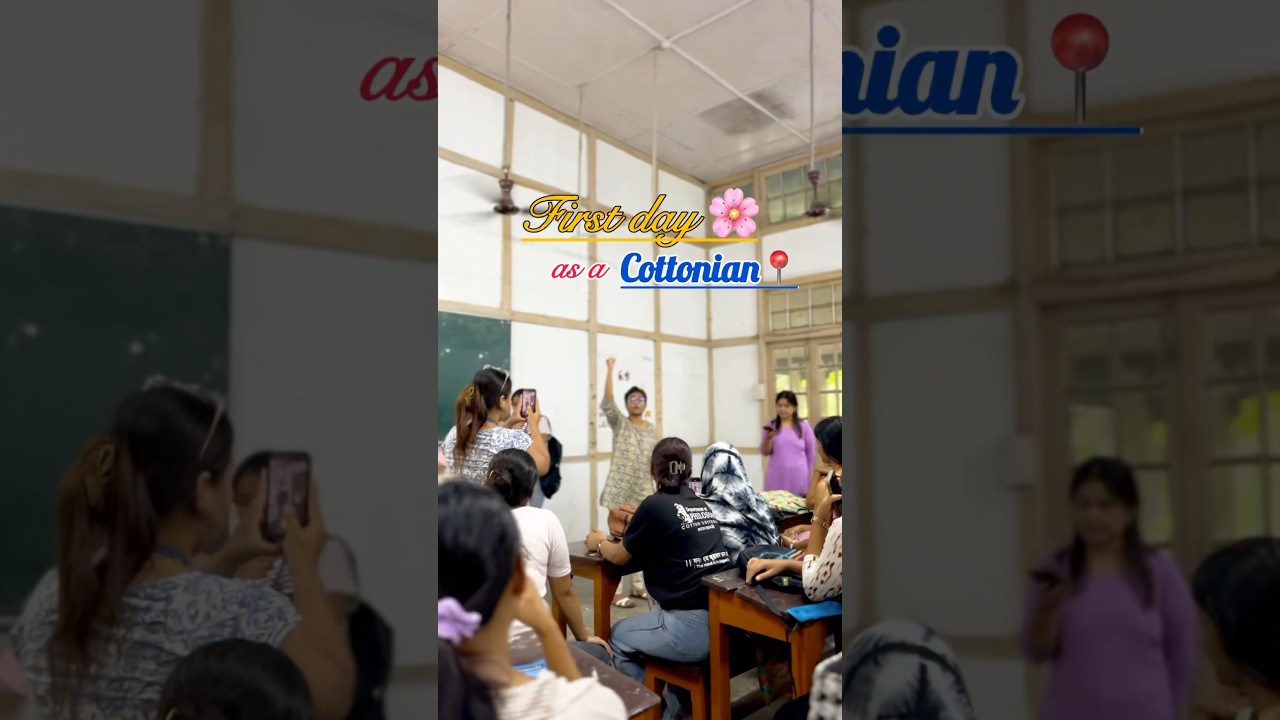 “COTTON” ৰ প্ৰথমটো দিন🌸❤️ 