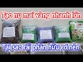Tạo nụ mai vàng, tại sao rãi phân hữu cơ nén