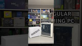 Sleeper PC vs Regular Gaming PC #shorts #pc #pcbuild #gamingpc #gamer #gamingpcbuild #matx #atx
