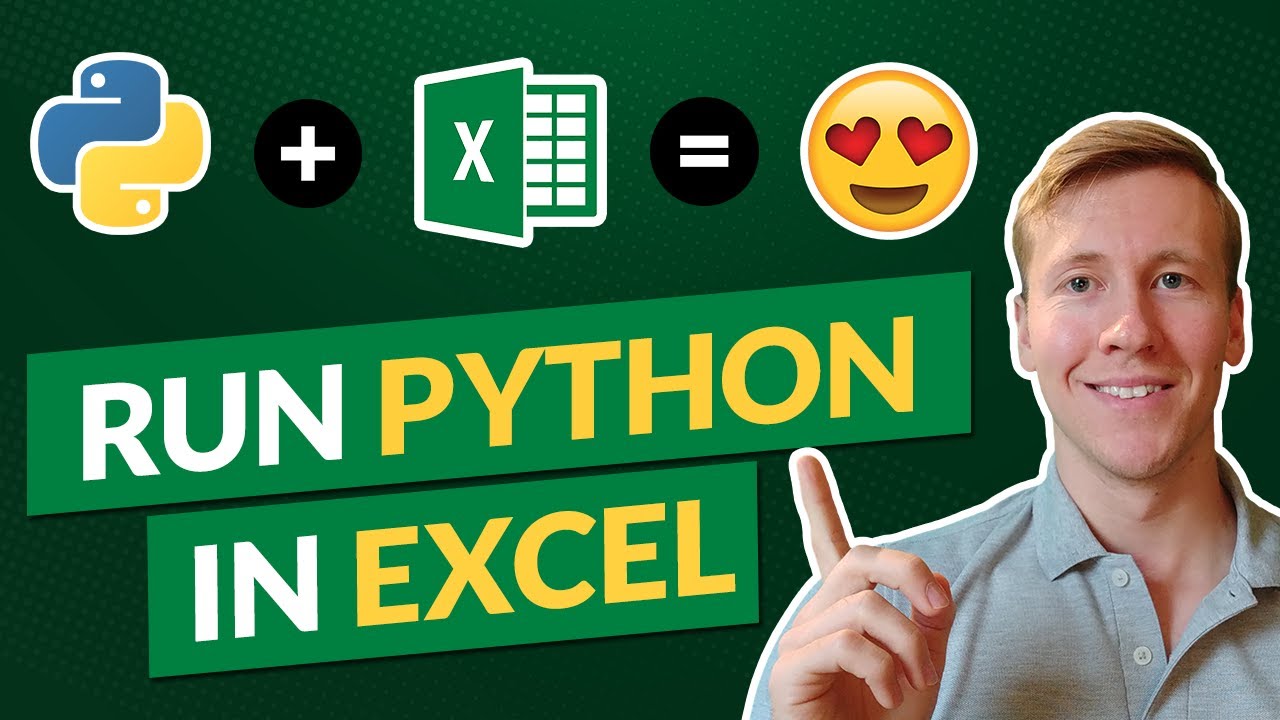 How to Run Python in an Open Excel Workbook | Combine Excel & Python | xlwings Tutorial