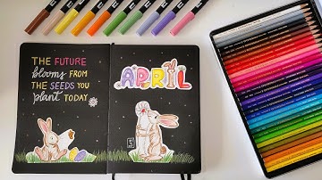 PLAN WITH ME | APRIL 2024 | Bullet Journal Setup