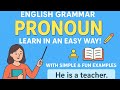 What is Pronoun with easy examples ||English grammar