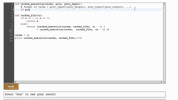 Memoization Solution - Intro to Computer Science