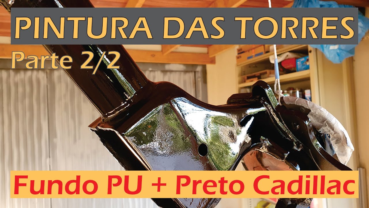 Pintura das Torres de suspensão do Gol - Mais bonito que OEM