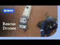 SASES trial drones to assist stranded motorists in flood emergencies | ABC NEWS
