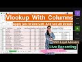 Session 3 (part 3) : Use Vlookup to find multiple values