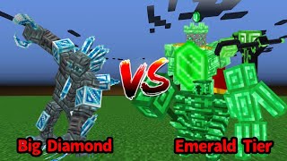 Big Diamond vs Emerald Tier | Minecraft Mob Battle