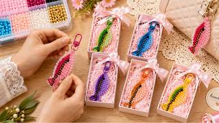 So Easy! I Made This Cute Beaded Fish 🐟 Charm in Just 3 Minutes & Sold Them All | DIY Fish Bag Charm