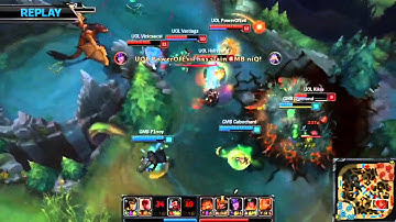 Gambit vs Unicorns of Love | LCS EU 2015 Spring Split | 1. hét 1. nap 5. meccs |