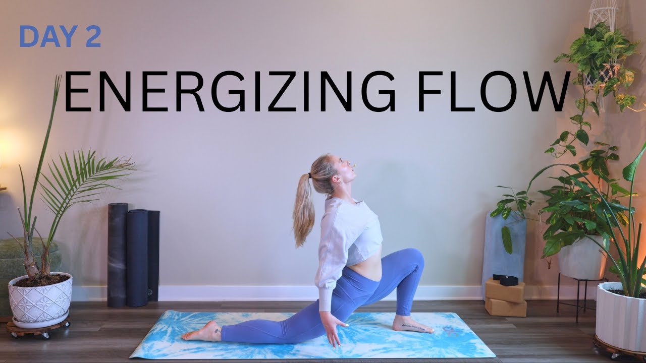 Day 2: ENERGIZING FLOW | 10-Min Yoga for Consistency Challenge
