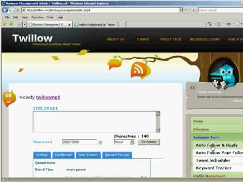 Twitter Auto Follow by Keyword Auto Reply Tweet Scheduler