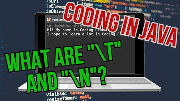 Using "\t" and "\n" | Java Programming #4 | Coding Club
