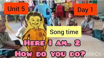 Unit 5 My family/ Day 1/1a.Song time/Daddy finger....Where are you? English Ennum Ezhuthum Term1