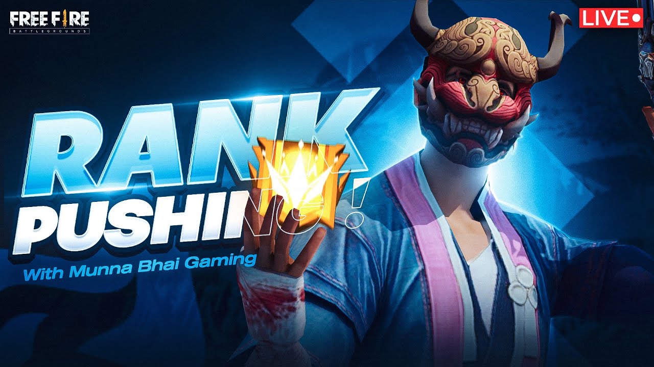 Grandmaster Lobby Live Rank Push Free Fire Telugu - Munna Bhai is Live ...