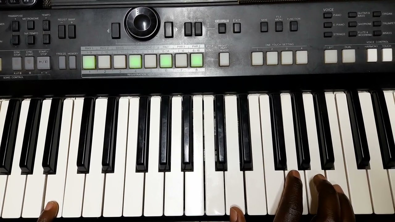 Catholic Piano Number System (Key G)