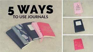 5 Ways to Use Notebooks/Ideas for Journals