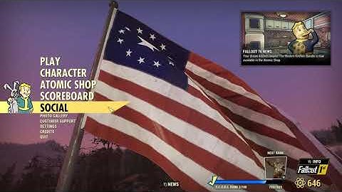 Fallout 76: "Fight For Freedom" Update Main Menu Theme