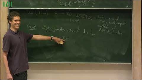 HHHW02 | Dr. Marc Hoyois | Motivic infinite loop spaces and Hilbert schemes