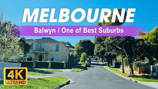 BALWYN  One of Melbourne’s Best Suburbs | Drivethrough Balwyn North and Balwyn | Australia | 4K
