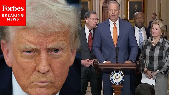 BREAKING NEWS: John Thune, Senate Republican Leaders Hold Press Briefing After Trump Warns Iran