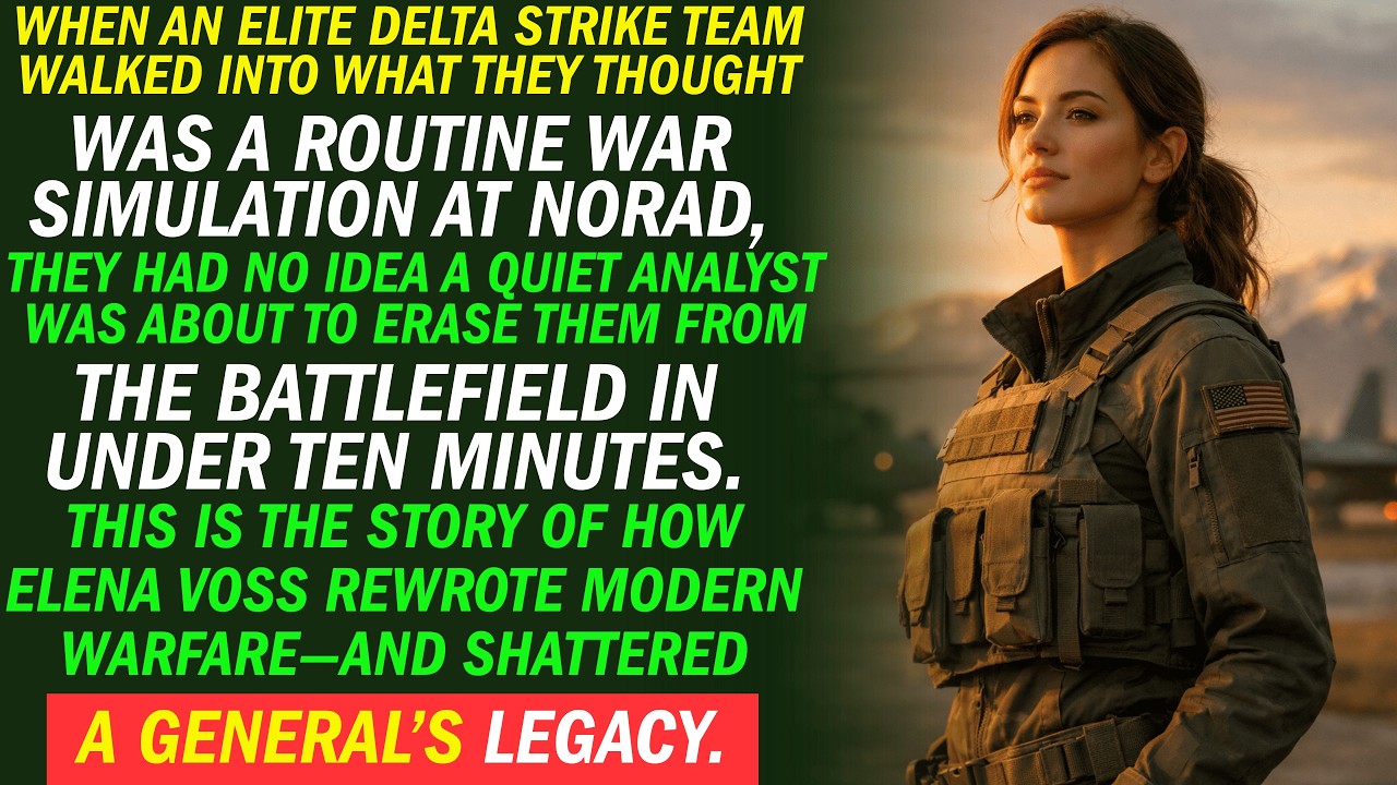 The Day Analyst Elena Voss Shut Down an Elite Delta Strike Team at NORAD and Forced General Harrison
