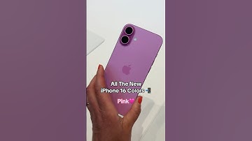 The New Apple iPhone 16 Has 4 New Colors
