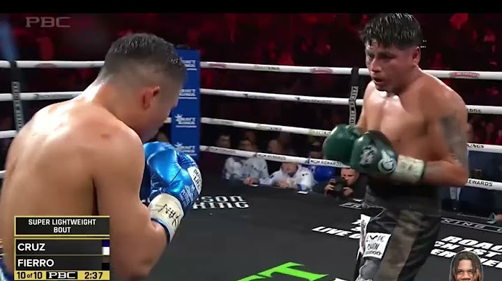 Cruz vs Fierro HIGHLIGHTS: February 1, 2025