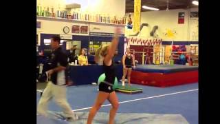 Spotting a Full Twisting Double Back L & R