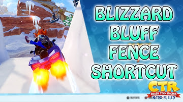 Crash Team Racing Nitro Fueled - Quick Guide to Blizzard Bluff Fence Shortcut