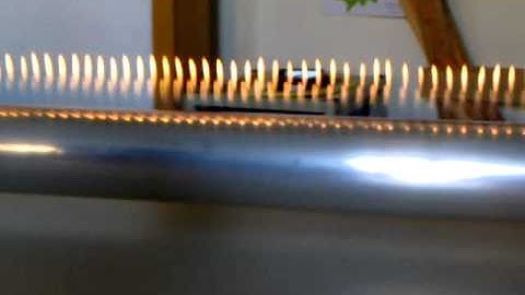 physics - flames dancing