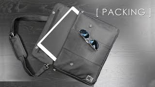 Packing : The Lencca Axis : Slim Sleeve Messenger Work Bag screenshot 2