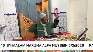MALAM HARUNA HUSSEIN BELGIUM TAFSER RMADAN DAY 16. 5/3/2026