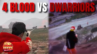 4 BLOOD VS DWARRIORS !! PECAH DI TOL KANAN #imeroleplay #imerp #4blood 