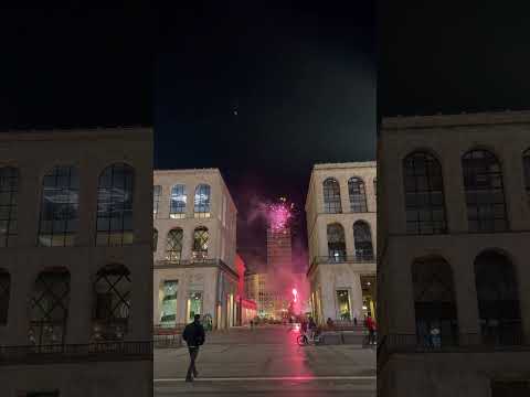 Video Buon anno da piazza del Duomo a Milano ?? #italia #milano #duomodimilano