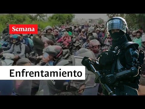 Bloqueo de la vía Cali-Candelaria genera trifulca | Semana Videos