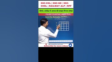 Best Tricks for Counting Figures | Rectangle Pattern-2 | Reasoning by Jay Sir | @competitionwinners